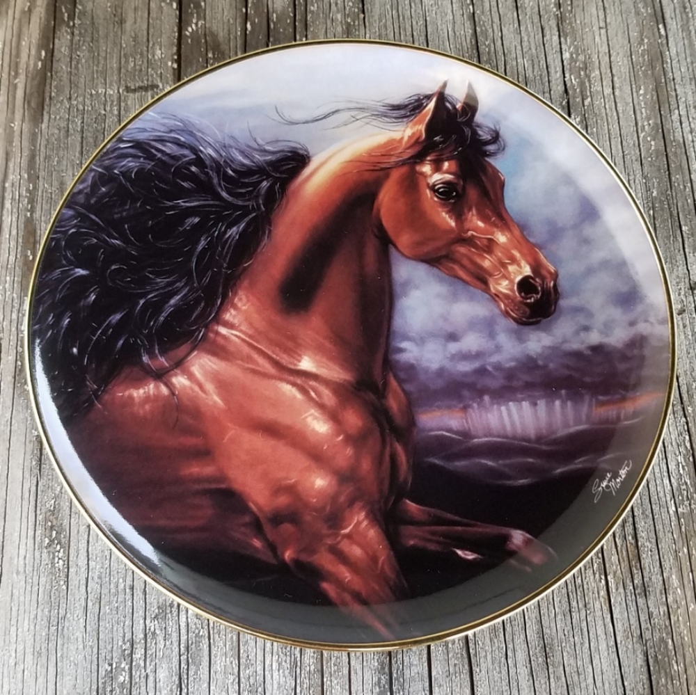 Danbury Mint Susie Morton Chosen Champion Plate